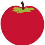 red apple